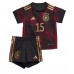 Tyskland Niklas Sule #15 Replika Babykläder Borta matchkläder barn VM 2022 Korta ärmar (+ Korta byxor)